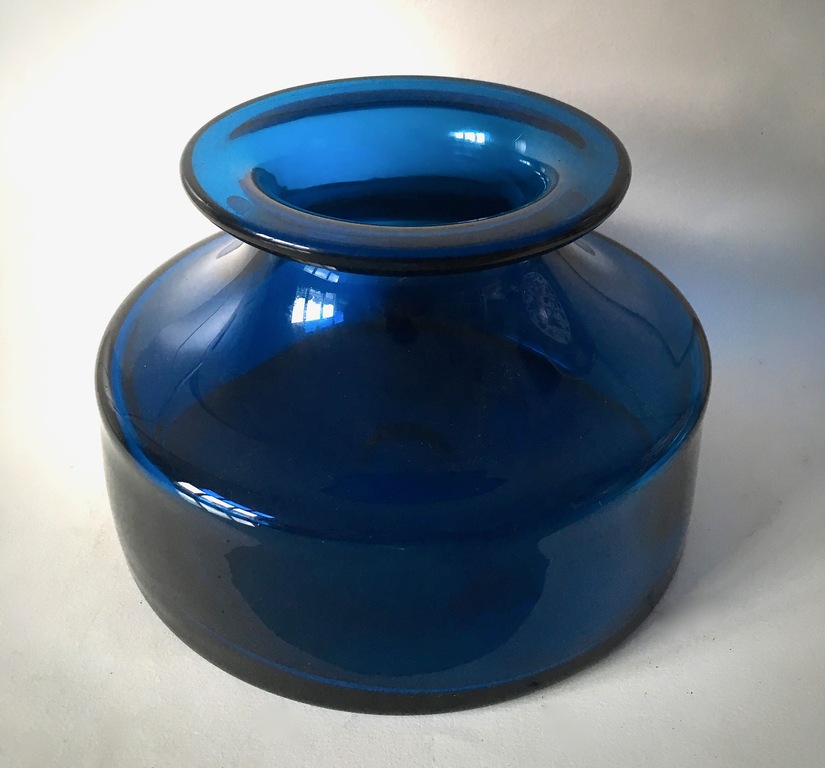 Per lutken  - Holmegaard 'Sapphire blue' vaas kopen? Bied vanaf 1!