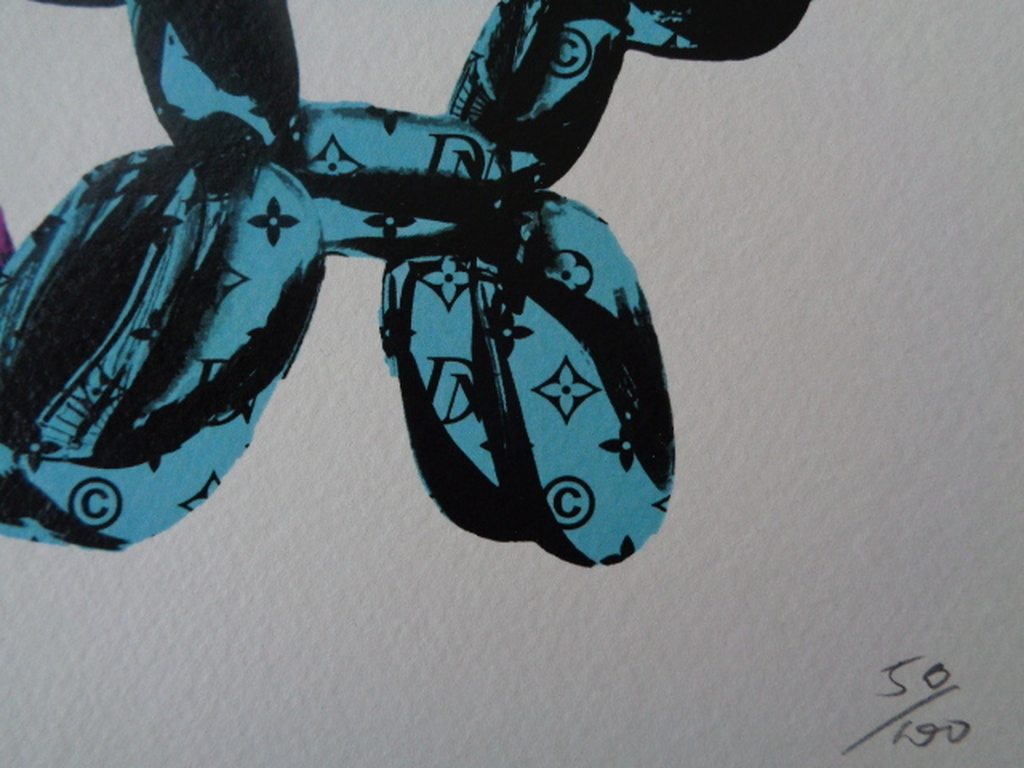 GROTE Fine Art Print,"Queen Dog ", GESIGNEERD en COA, genummerd A/P of 1 t/m 100 kopen? Bied vanaf 1!