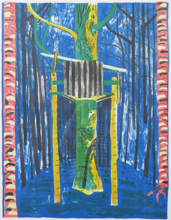 Dorian Hiethaar: Litho, Uitkijktoren - Ingelijst kopen? Bied vanaf 20!