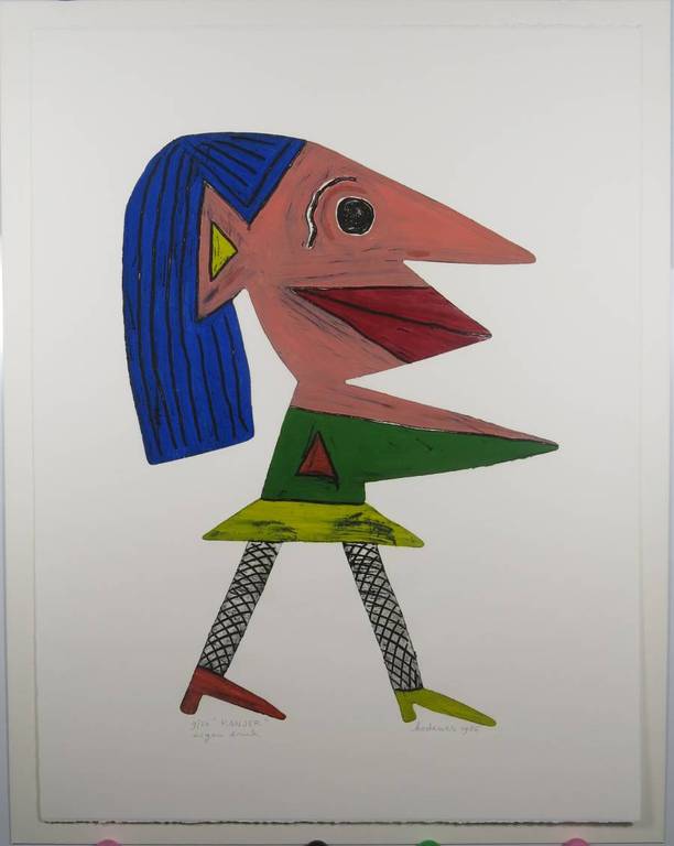 Bill Bodewes: Ets en litho, Kanjer kopen? Bied vanaf 40!