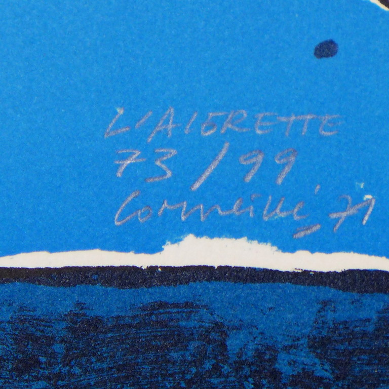 Corneille, litho uit 1971, L'Aigrette kopen? Bied vanaf 275!