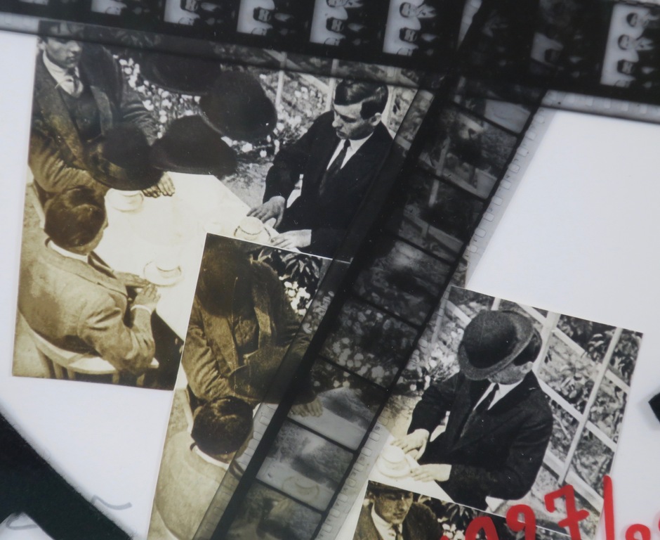 Hans Richter: Collage op transparante folie, Vormittagsspuk - Ingelijst  kopen? Bied vanaf 350!