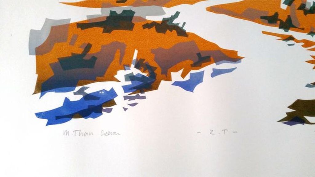 Mark Thorn Leeson-Z.T. - gesigneerde zeefdruk - oplage 25 ex. - 2006  kopen? Bied vanaf 25!