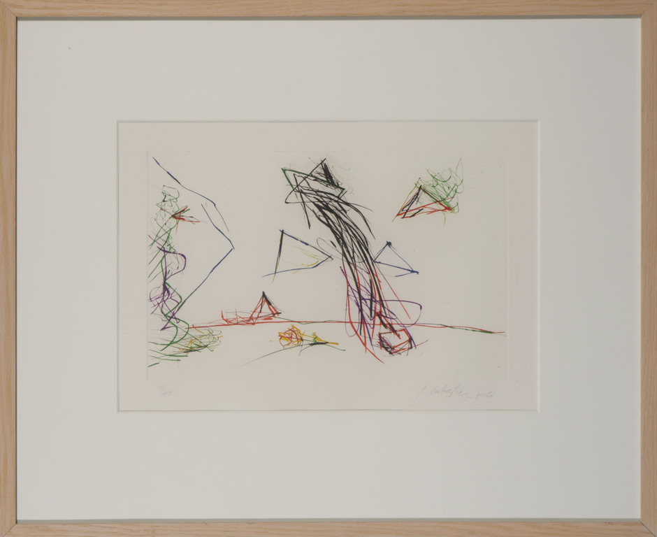 Ger Lataster: Droge Naald, Z.T. - Ingelijst verkocht voor € 120!