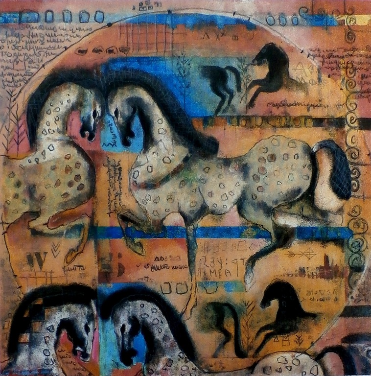 Astrid Engels - Litho: Etrurian War Horses kopen? Bied vanaf 100!