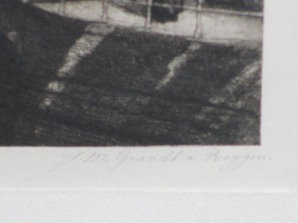 J.Graadt van Roggen, Portiek van de Oude Kerk Delft, Ets 1912 kopen? Bied vanaf 55!