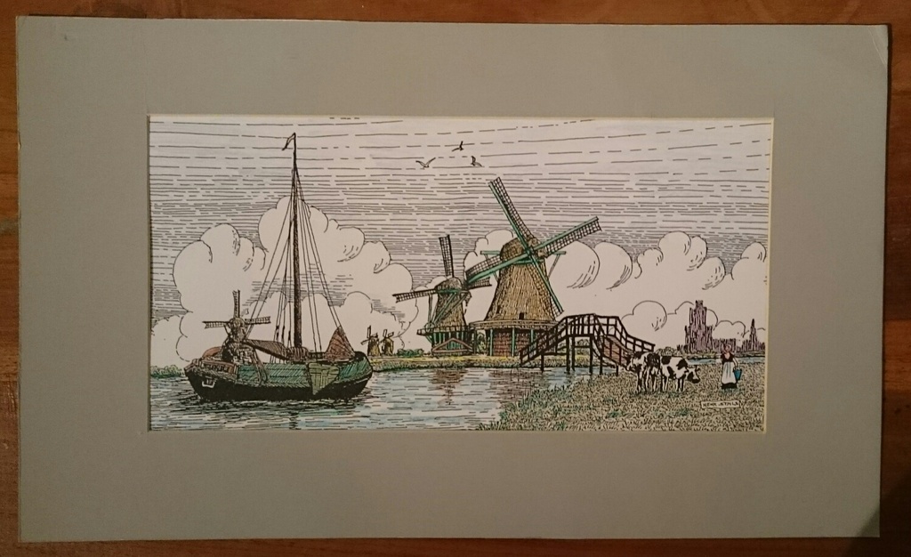 Pentekening Henk Stals (1940) kopen? Bied vanaf 15!