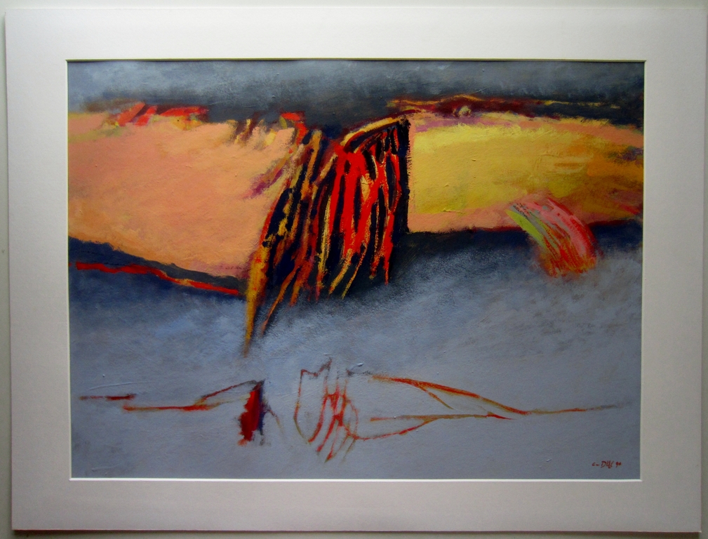 Cees van Dijl (1934) - gouache op papier 1990 kopen? Bied vanaf 125!