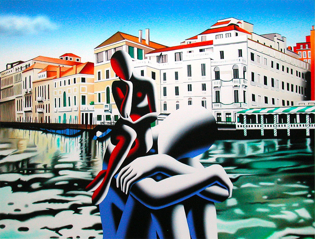 Mark Kostabi, ‘Brink of awakening’, giclée, handgesigneerd, 2014, ed. 50 kopen? Bied vanaf 125!