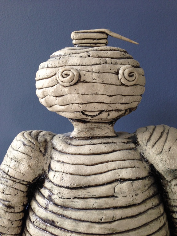 UNIEK WERK van Christiane Kesteloot, roltechniek, 'Boeboel' uit 1993 kopen? Bied vanaf 85!