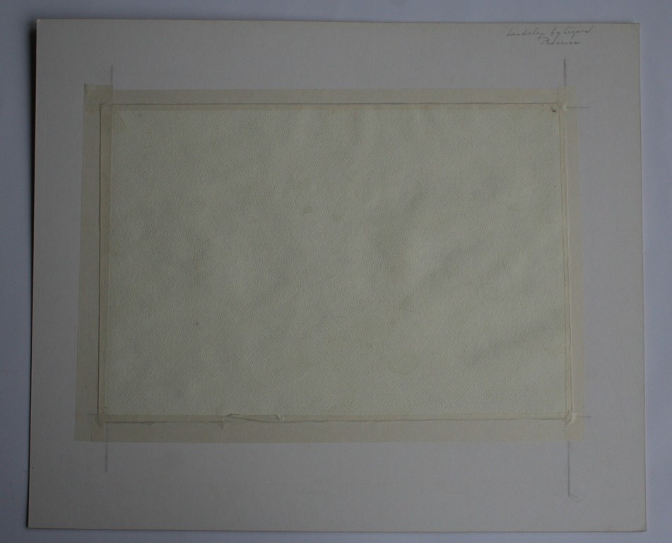 Jaap van Veen, aquarel, landschap bij Séguret Provence, gesigneerd kopen? Bied vanaf 10!