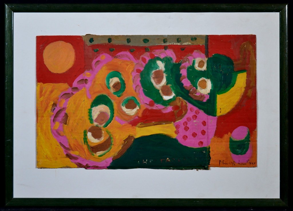 Meertje Kaal: Olieverf op karton, Tanganjika - Ingelijst kopen? Bied vanaf 1!