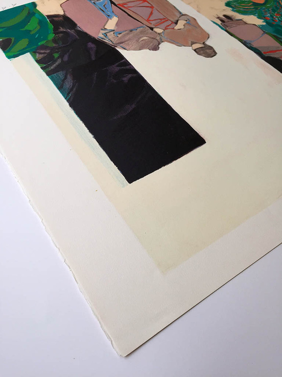 GABRIEL GODARD, ‘Ouvrage’, originele litho, handgesigneerd  kopen? Bied vanaf 1!