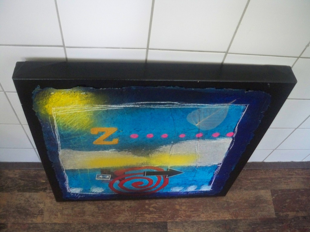 Theo Koster - Traces 3 - schilderij - handgesigneerd - 43 / 90  kopen? Bied vanaf 1!