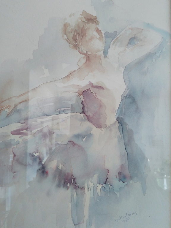 Aquarel ballerina, Christina sicking kopen? Bied vanaf 50!