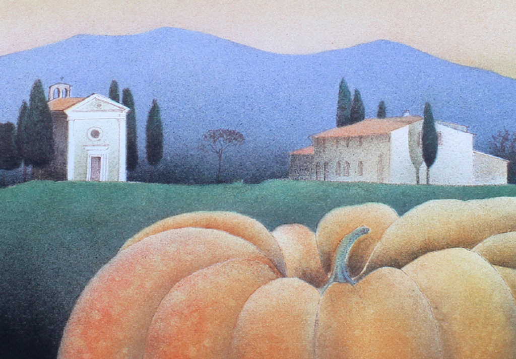 Ernst Hanke -Tramonto- Sfeervolle Lithografie. Handgesigneerd  en genummerd. kopen? Bied vanaf 65!
