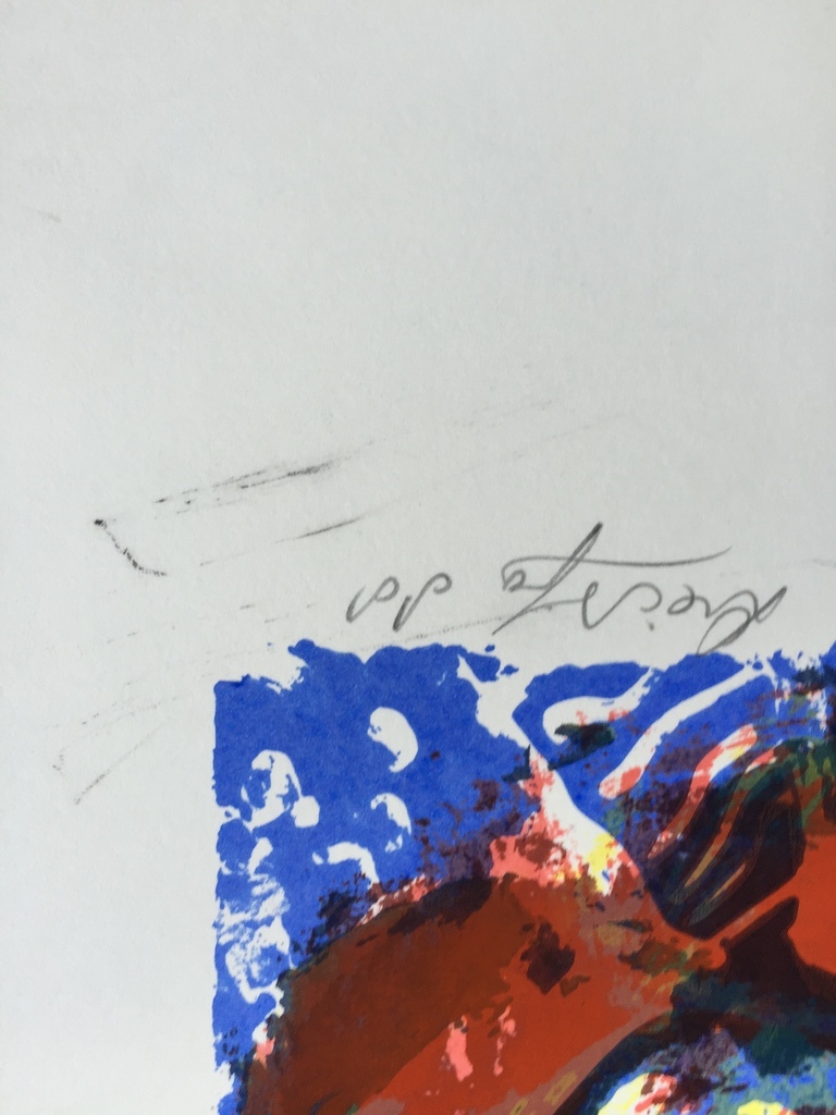 John Lie A Fo   1 originele zeefdruk / Litho gesigneerd kopen? Bied vanaf 1!