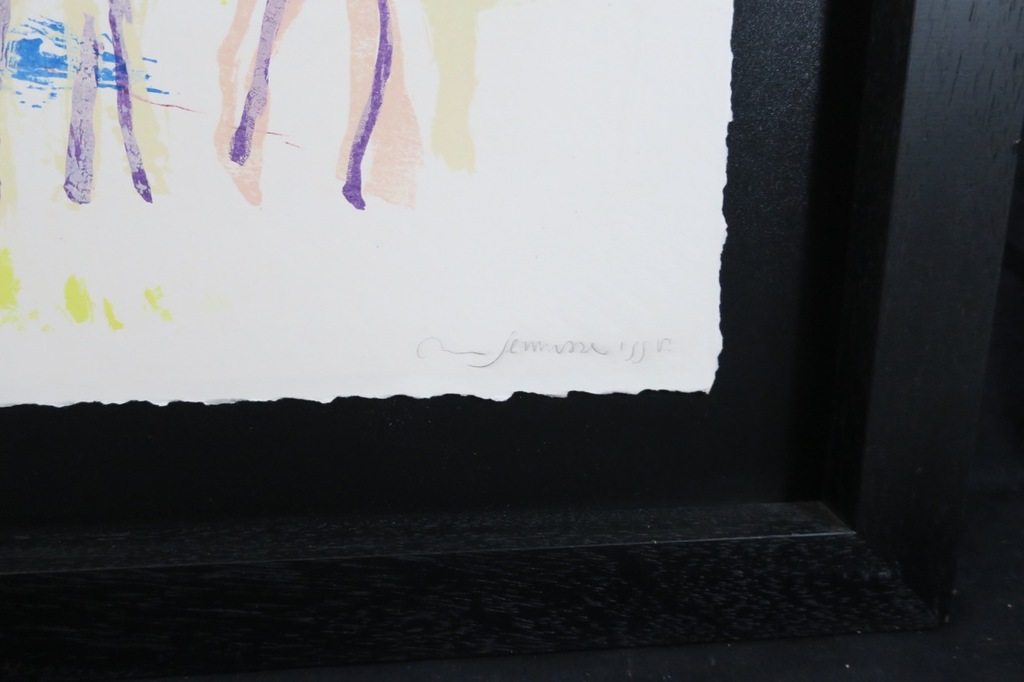 Ron Gennisse: Litho, Speelsdak IV - Ingelijst (groot) kopen? Bied vanaf 50!