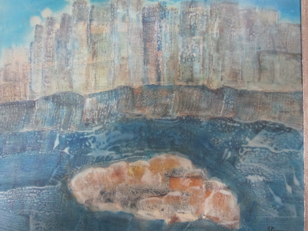 BERNARD STERN ACRYL OP DOEK 1976 SURREALISME kopen? Bied vanaf 50!