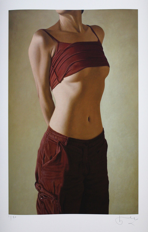 WILLI KISSMER  Gr Giclee(61x40cm)  LADY IN RED Handgesigneerd uit 2016 kopen? Bied vanaf 125!