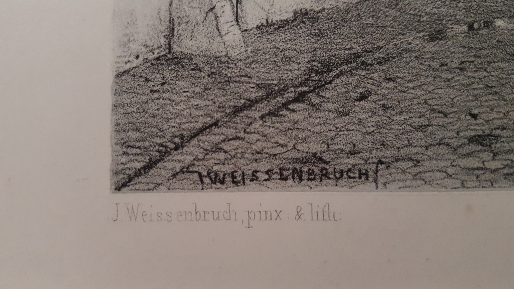 Jan Weissenbruch (1822-1880) - litho, gesigneerd in de plaat kopen? Bied vanaf 29!