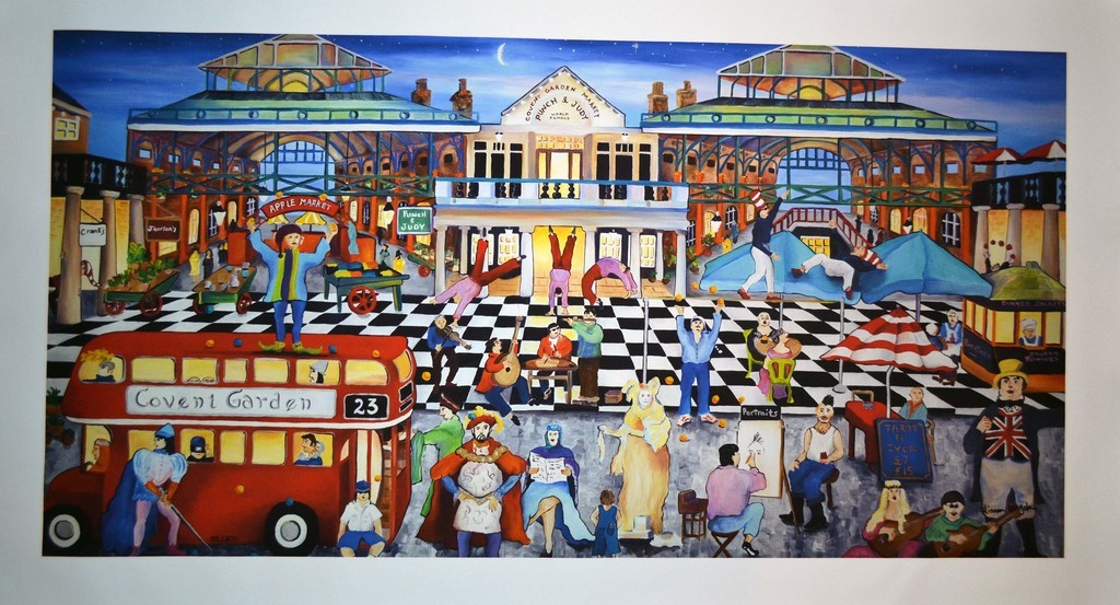 Linnea Pergola: 'Covent Garden' op canvas verkocht voor € 95!