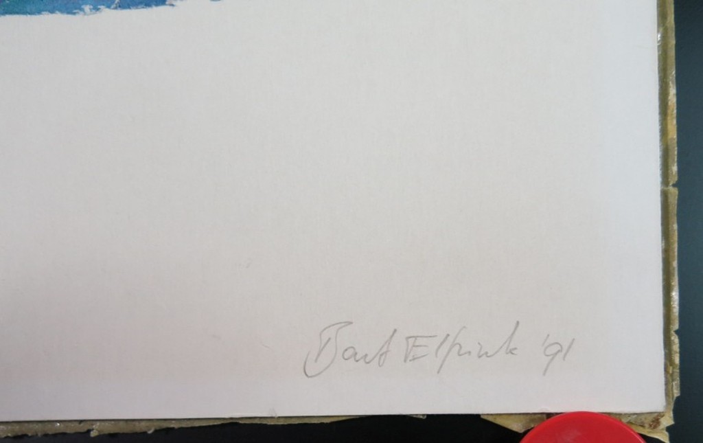 Bart Elfrink: Aquarel, Landschap kopen? Bied vanaf 1!