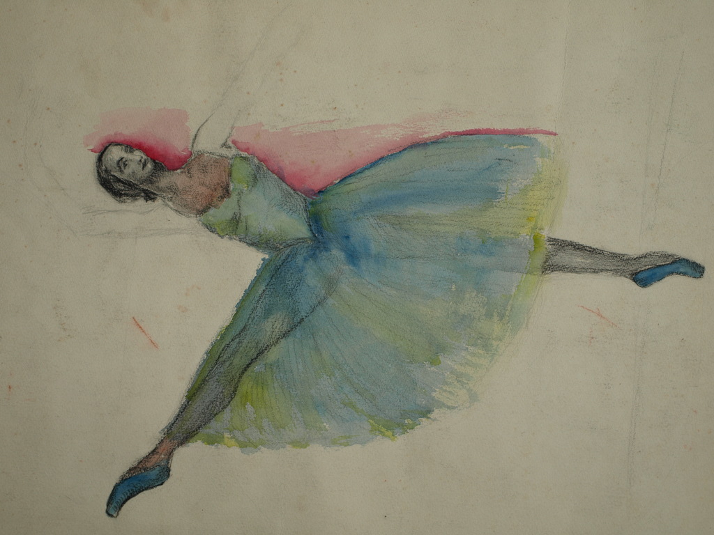 C. Bantsingen (?)  – Studietekening – ‘Laatste Avondmaal’ – Gesigneerd – 1948 kopen? Bied vanaf 1!