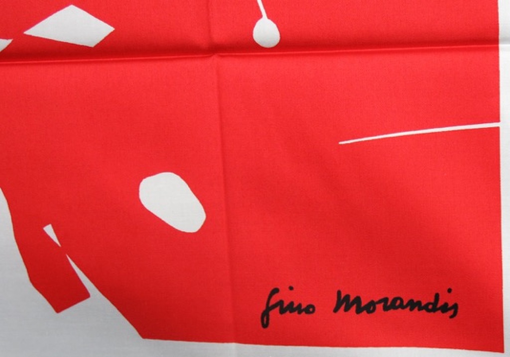 Gino Morandis: Zeefdruk op zijde, Immagine Spaziale kopen? Bied vanaf 35!