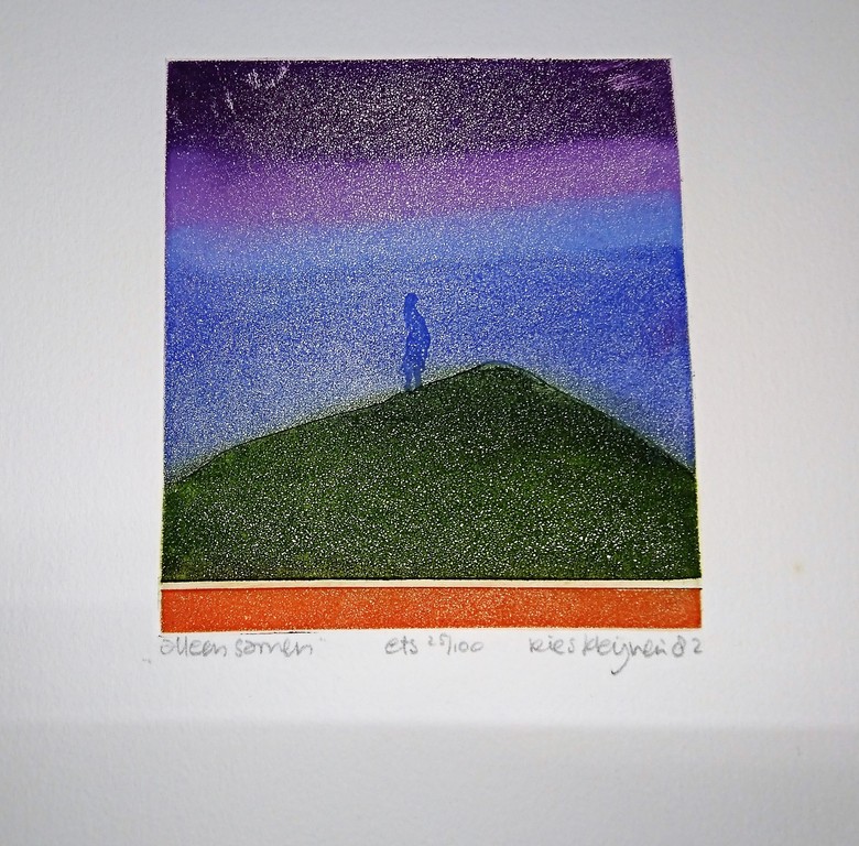 Ries Kleijnen, 2 etsen,Alleensamen/Samenalleen kopen? Bied vanaf 40!