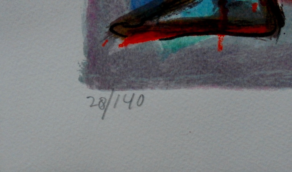 Erwin de Vries - litho: liggend naakt 2 - handgesigneerd kopen? Bied vanaf 100!