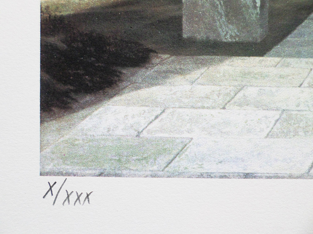 Carel Willink - Beeldentuin in Spaans landschap, digitale kleurenprint kopen? Bied vanaf 85!