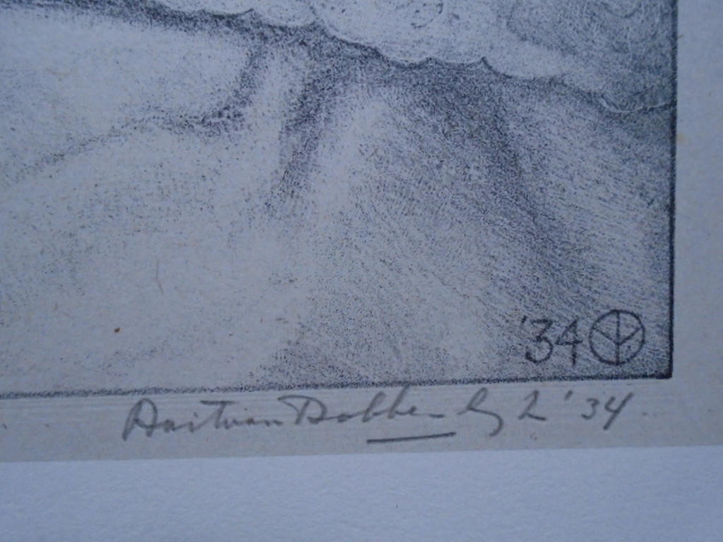 Aart van Dobbenburgh - litho - Slapend kindje  kopen? Bied vanaf 25!