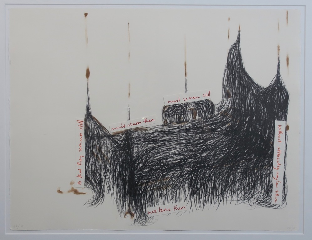 Ansuya Blom: Litho, Must remain still - Ingelijst kopen? Bied vanaf 1!