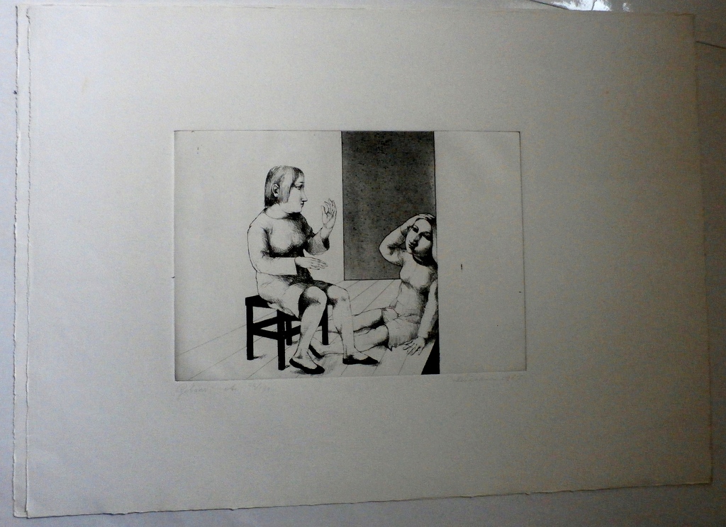 Theo Daamen - ets: Gebaar - 1967 kopen? Bied vanaf 55!