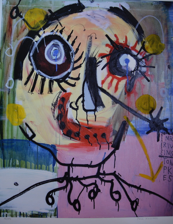 PAUL KOSTABI USA 'Mr.Rivington' * gelimiteerd / gesigneerd Nr. 10/75 * 2012 verkocht voor € 55!