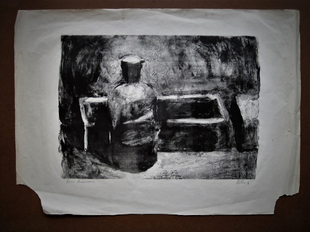 Krachtig Z/W Kees Buurman (1933-) Litho "schrijvers stilleven" gesigneerd  kopen? Bied vanaf 1!