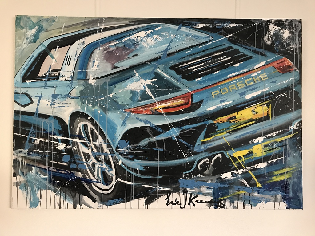 Eric Jan Kremer  acryl op doek  PORSCHE kopen? Bied vanaf 950!