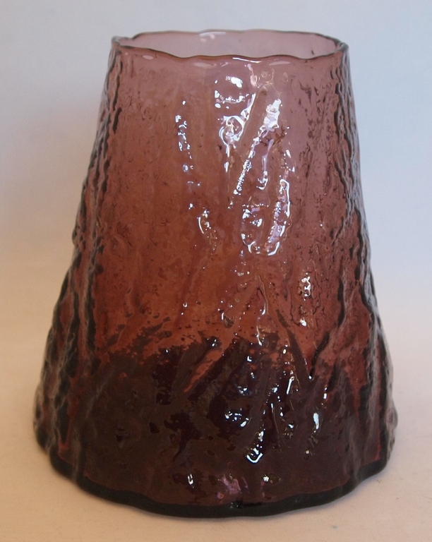 Vintage paarse glazen boombast vaas kopen? Bied vanaf 1!