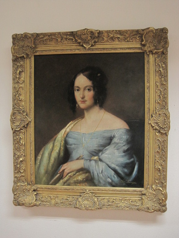 Fraai groot olieverf "portret van edele Dame" gesigneerd Jan Fransz verkocht voor € 197!