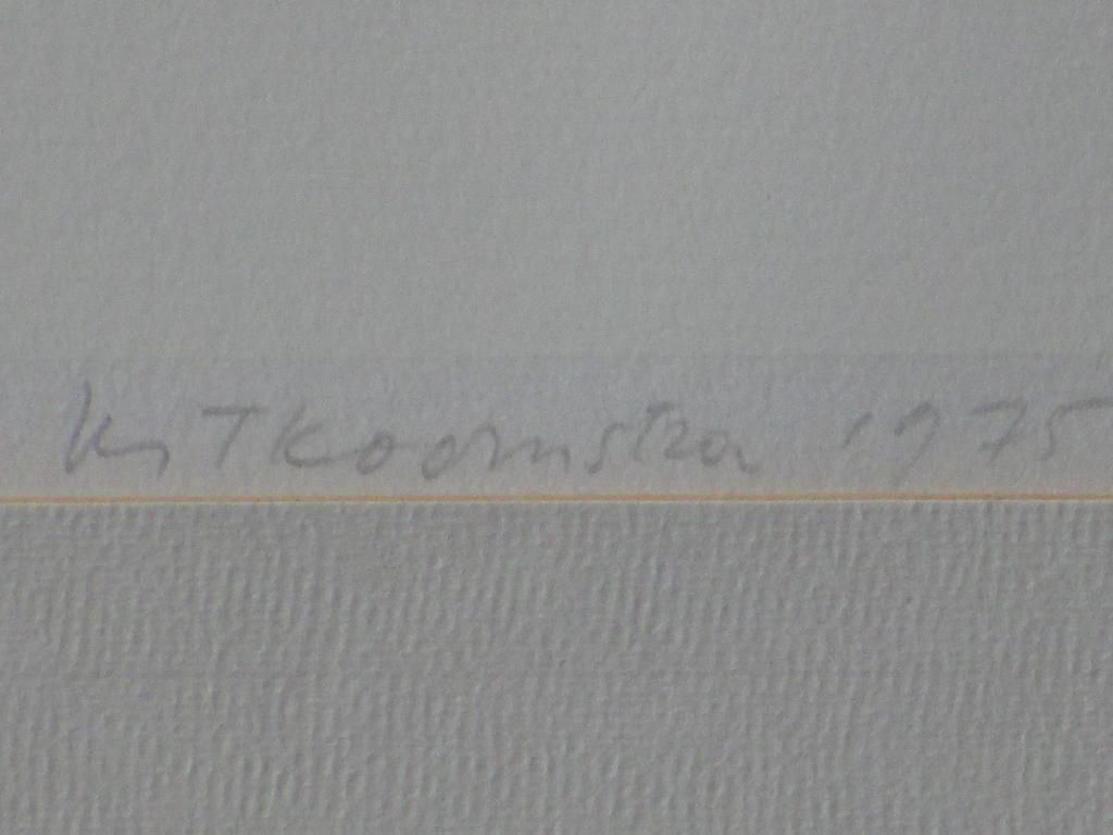 Metten Koornstra, Figuur in surrealistisch landschap, Litho kopen? Bied vanaf 65!