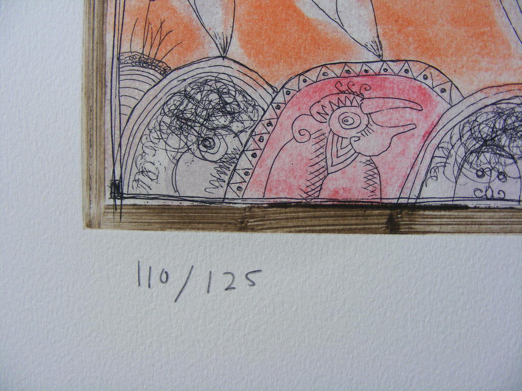 Bernard Berthois-Rigal, "Chez les Fugaces", gesigneerde ets/aquatint. kaufen? Bieten Sie von 145!
