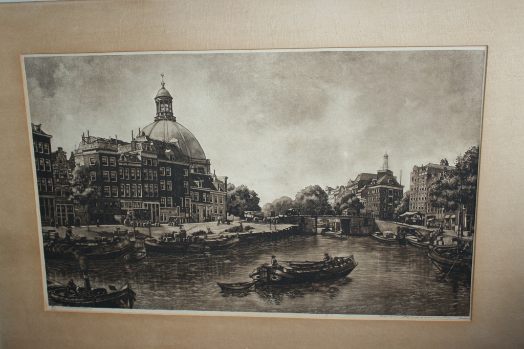 CORNELIS BRANDENBURG - GROTE ETS PRINSHENDRIKKADE verkocht voor € 90!