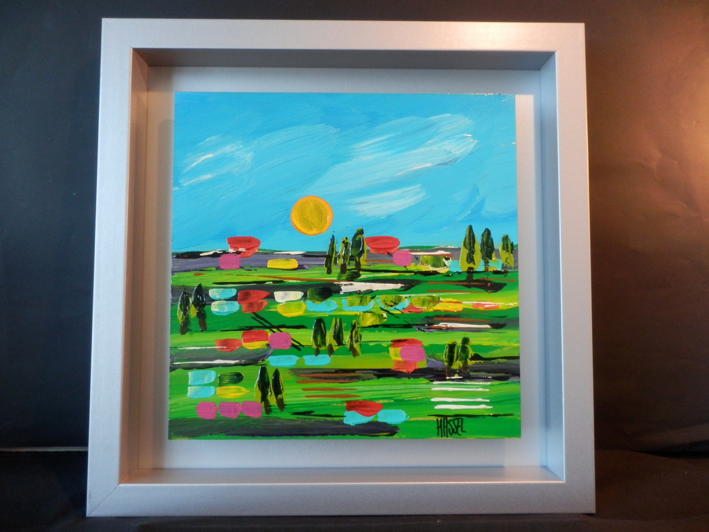 AD van HASSEL  Schilderij op MDF LANDSCAPE  TOSCANE uit 2014 kopen? Bied vanaf 1!