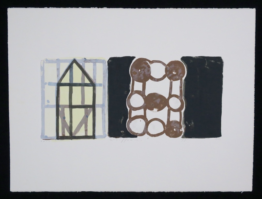 Piet Warffemius: Zeefdruk, Huis verkocht voor € 40!