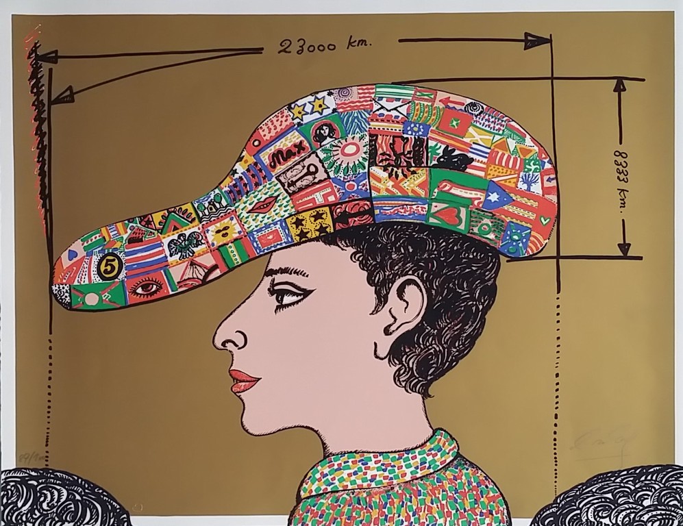 Alex Sadkowsky - Litho 1977 gesigneerd kopen? Bied vanaf 1!