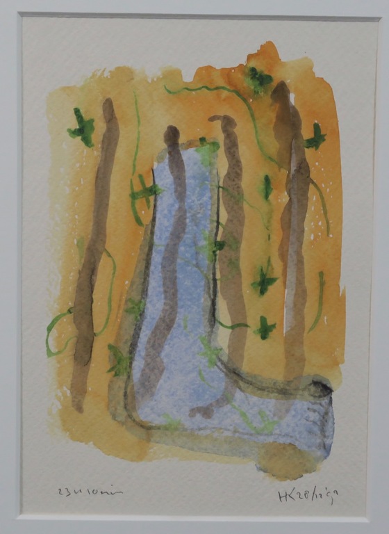 Hans Kuijs: Aquarel, Z.T. voet kopen? Bied vanaf 1!