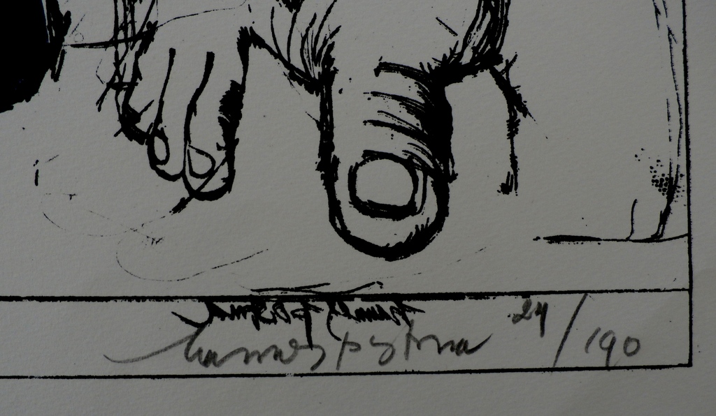 Hannes Postma, Zeefdruk: Essay in Ballistics, 1965, handgesigneerd kopen? Bied vanaf 50!