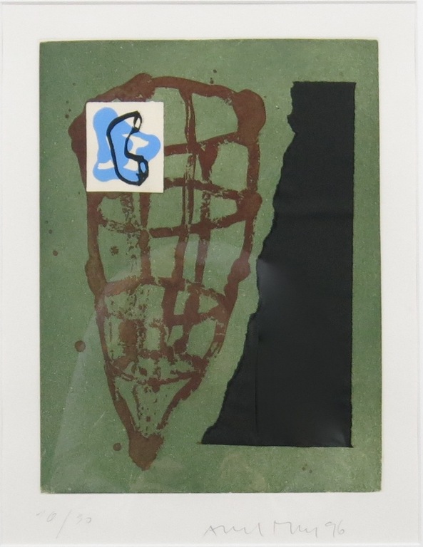 Albert Mertz: Ets, Zonder titel - Ingelijst kopen? Bied vanaf 40!