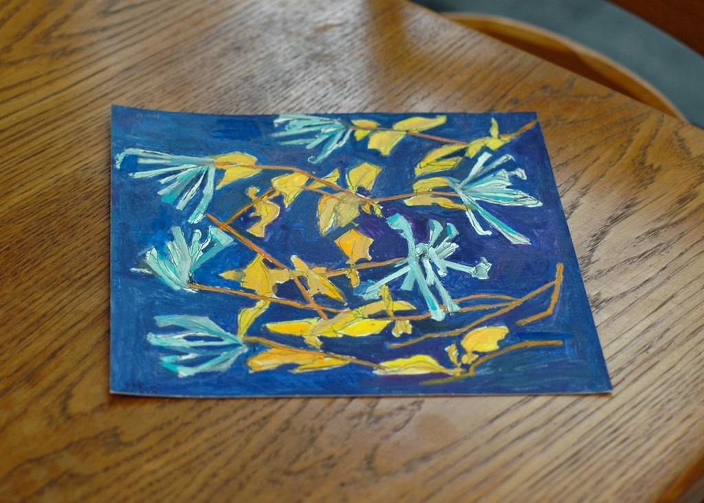 Hans Ebeling Koning, schildering, KAMPERFOELIE kopen? Bied vanaf 40!